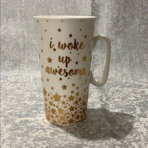 “I woke up awesome” large mug